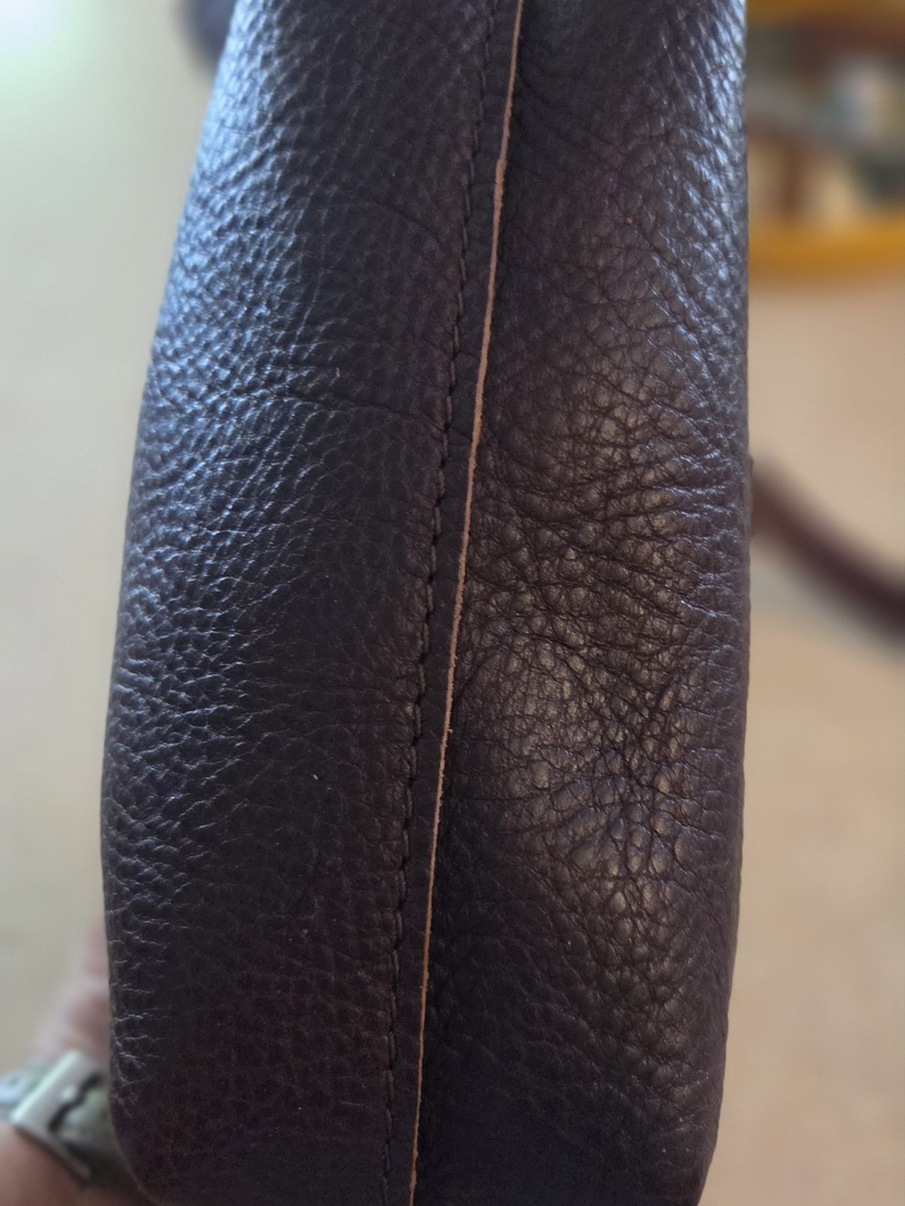 Portland Leather Goods Camera Bag Style Crossbody In Cold Brew - Picture 7 of 16